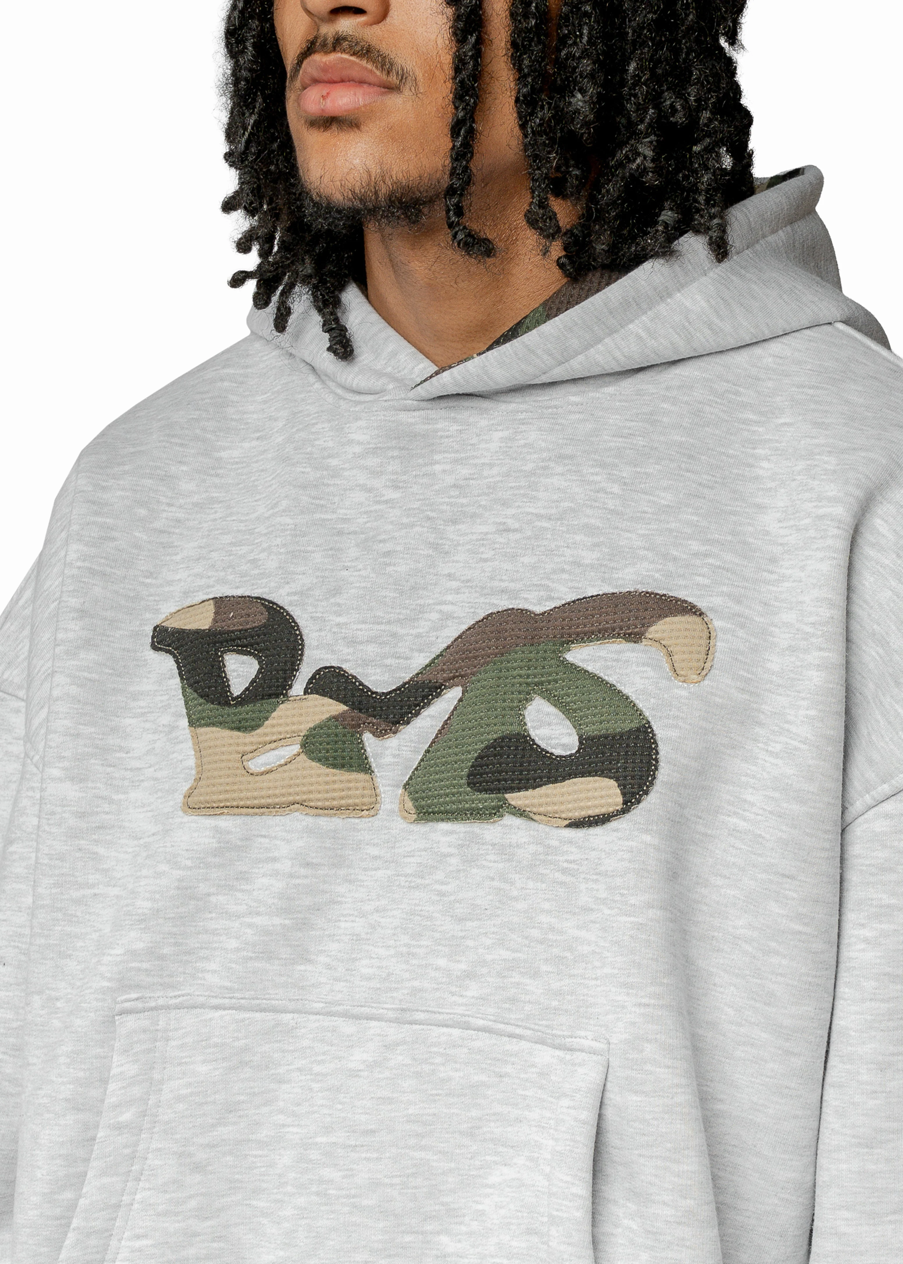 BMS CAMO GREEN HOODIE - Image 4