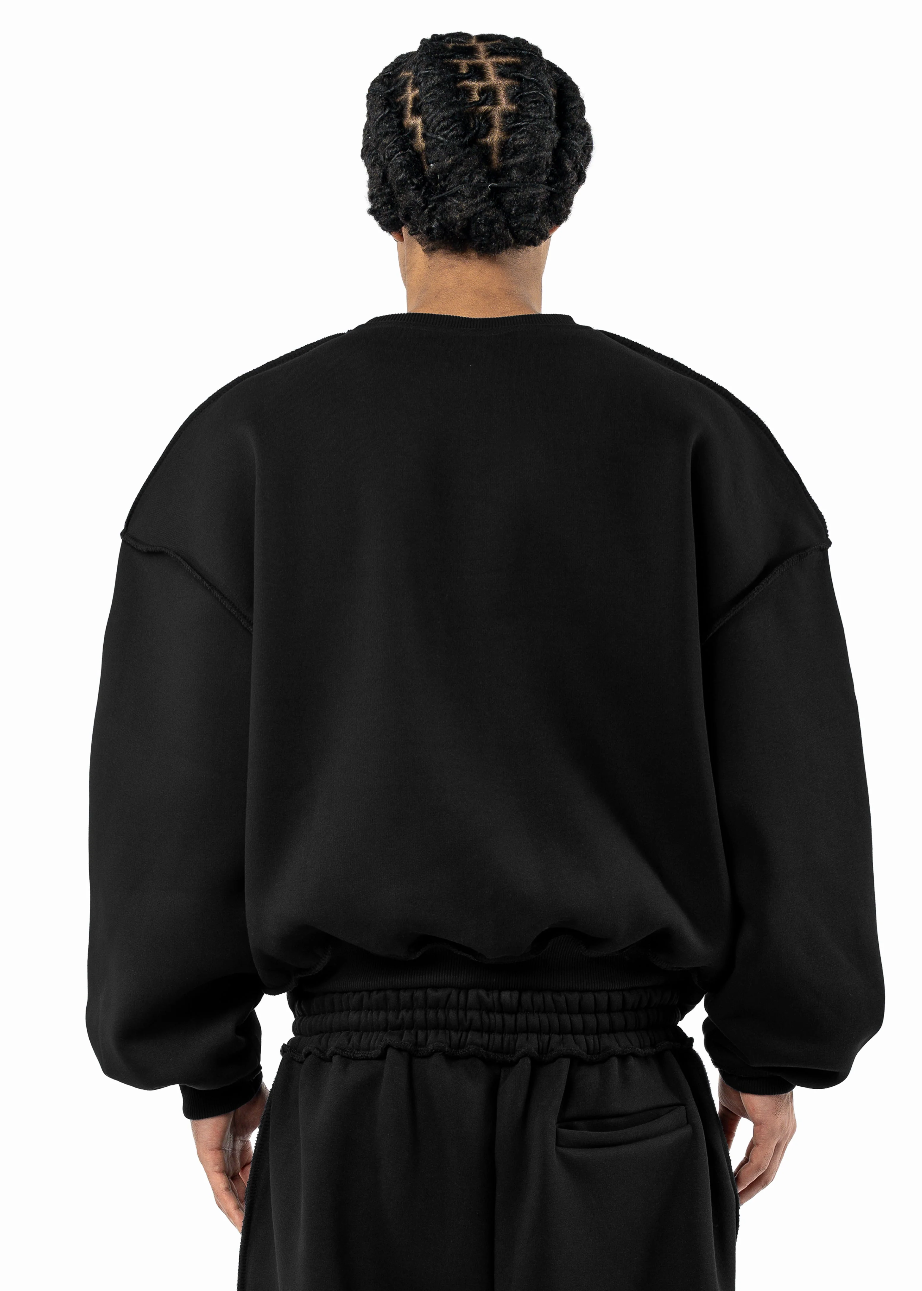 BMS COZY BLACK SWEATER - Image 3