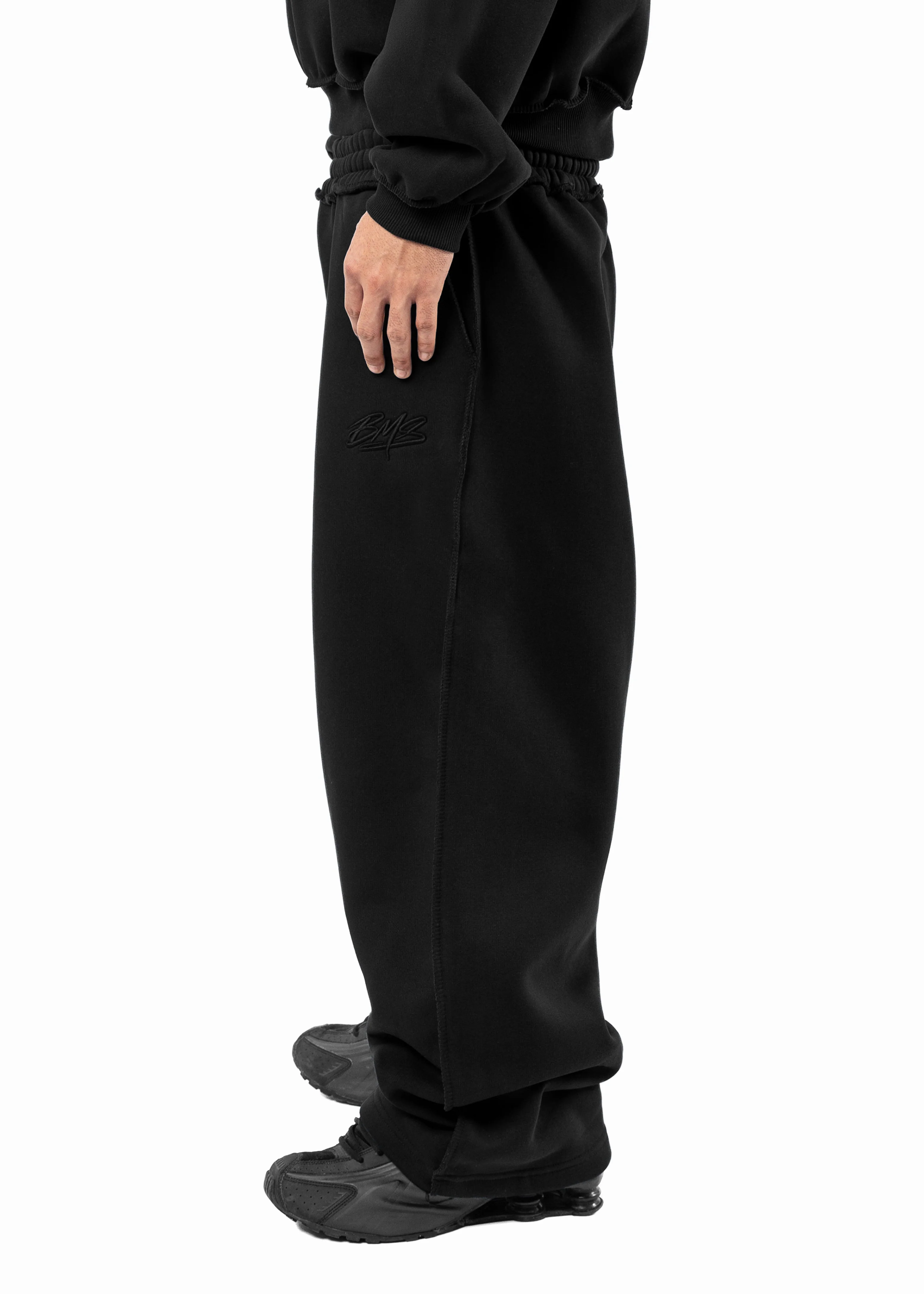 BMS COZY BLACK SWEATPANT - Image 2