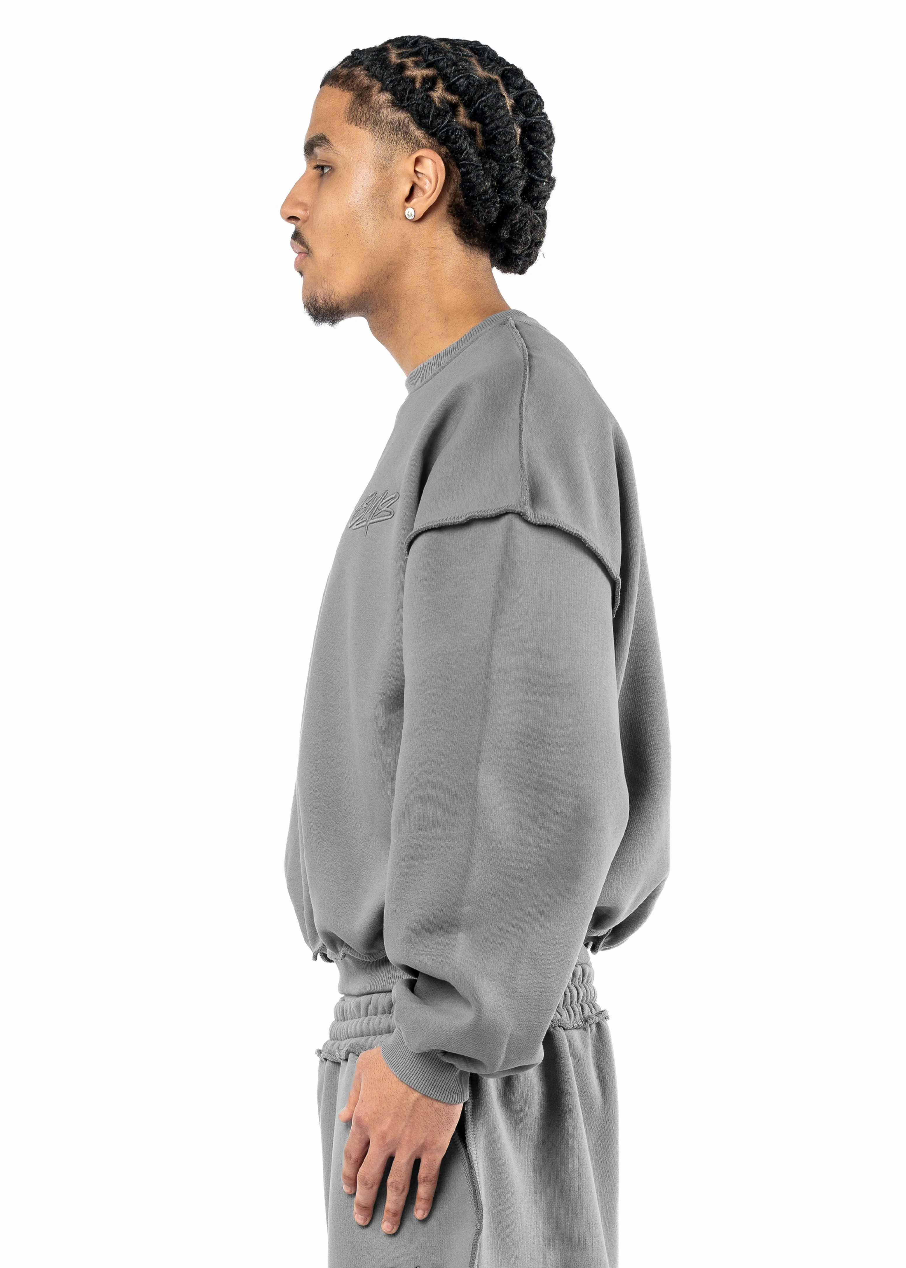 BMS COZY GREY SWEATER - Image 2