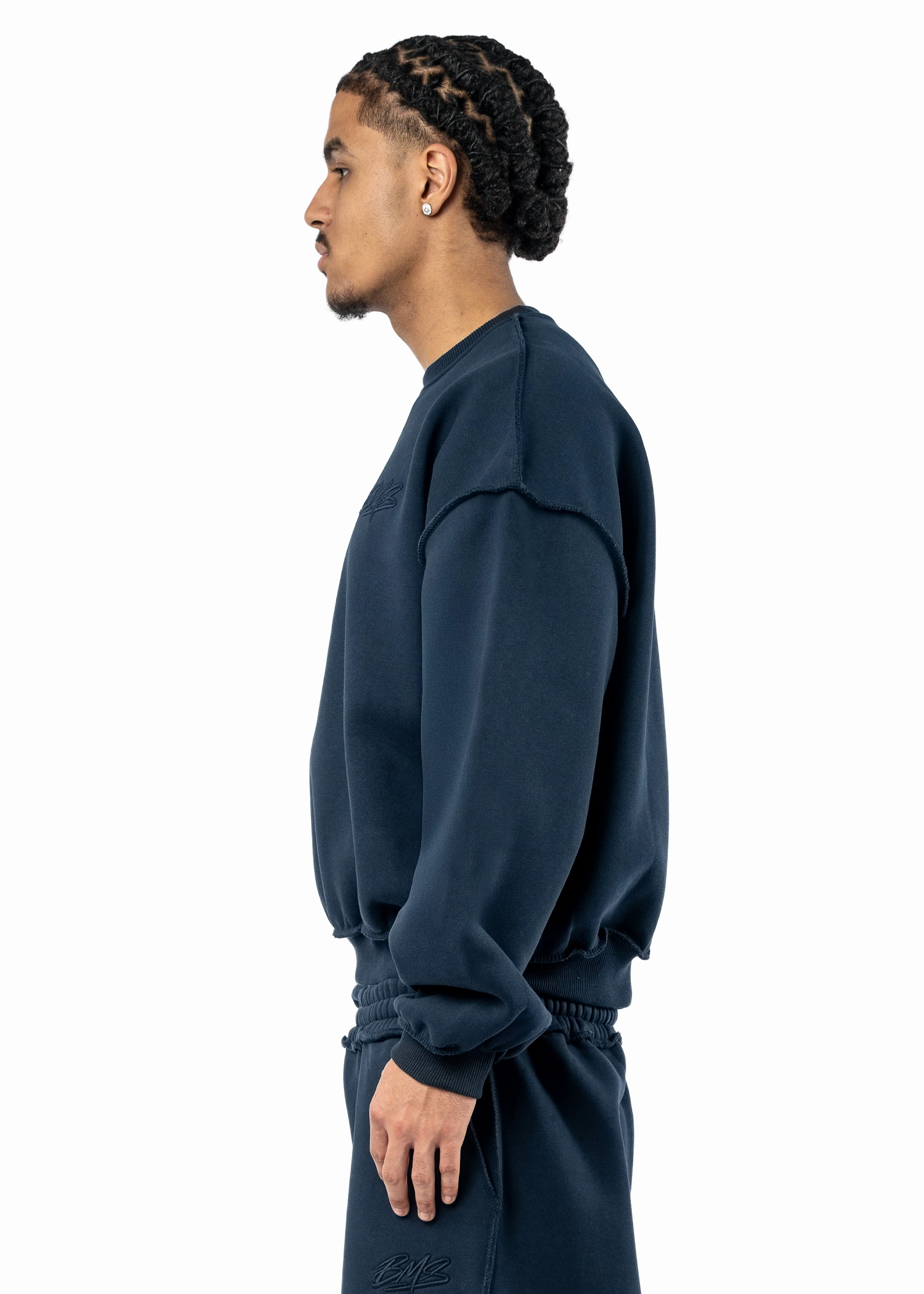 BMS COZY NAVY SWEATER - Image 2