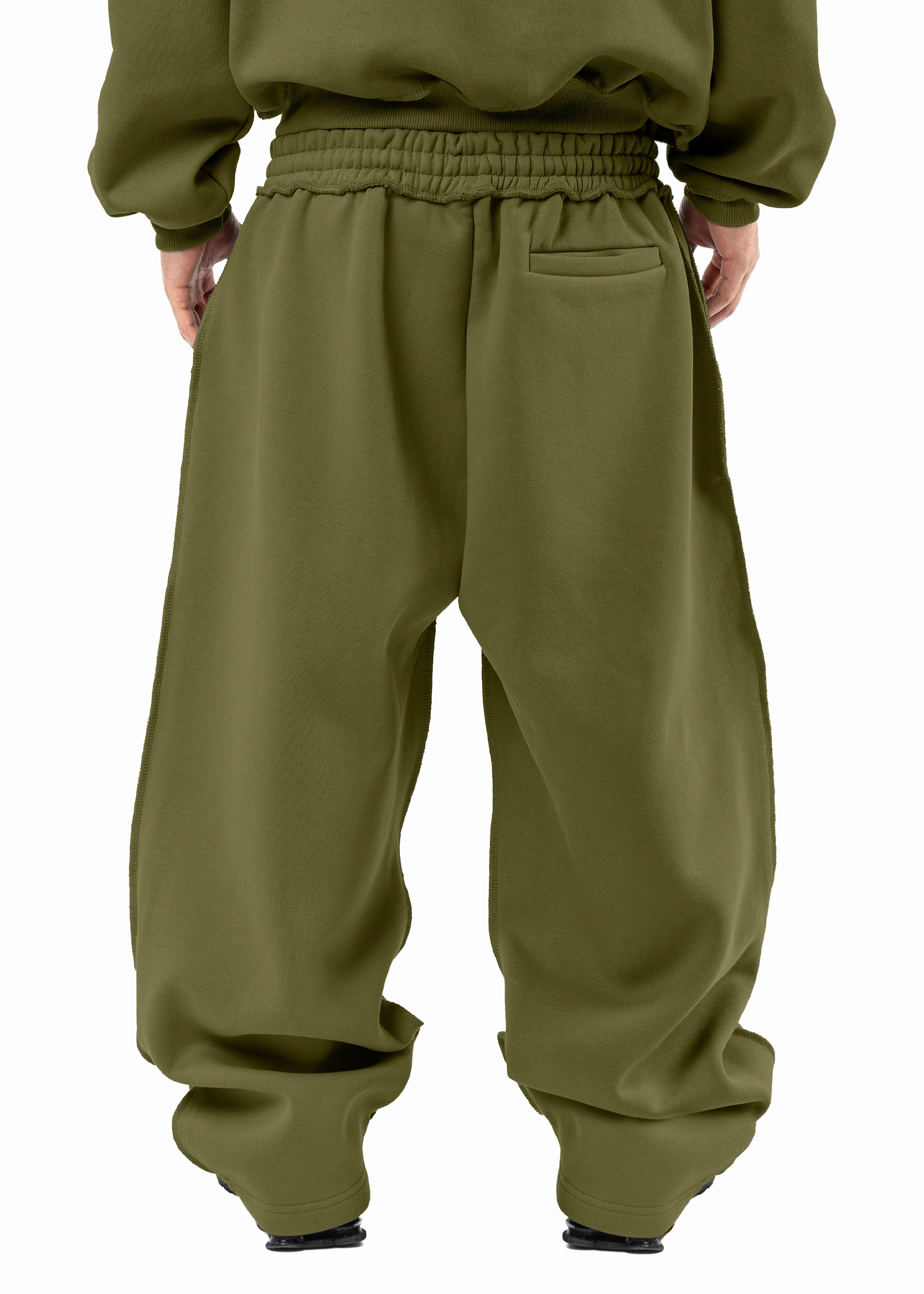 BMS COZY OLIVE SWEATPANT - Image 3