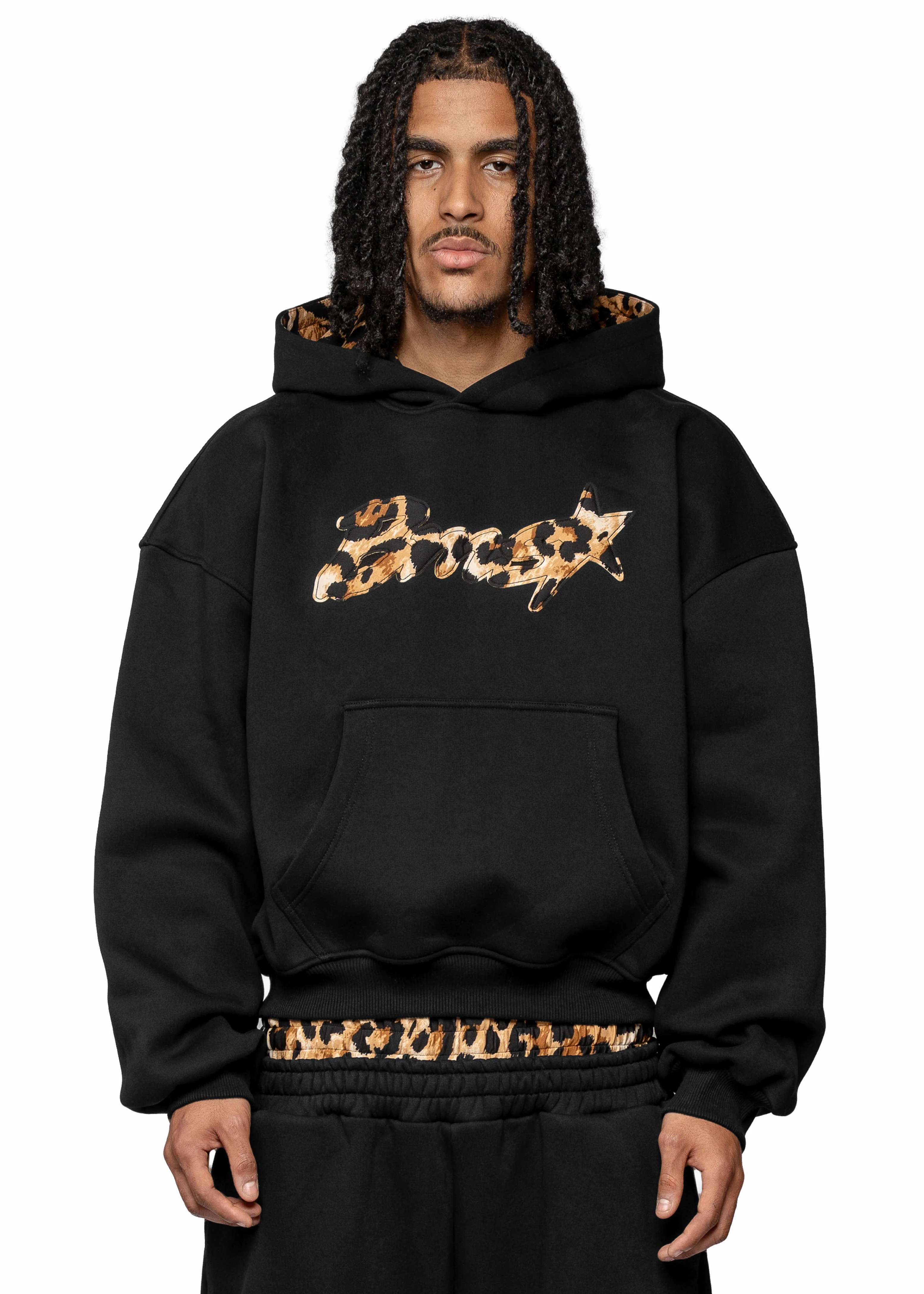 BMS LEO BLACK HOODIE