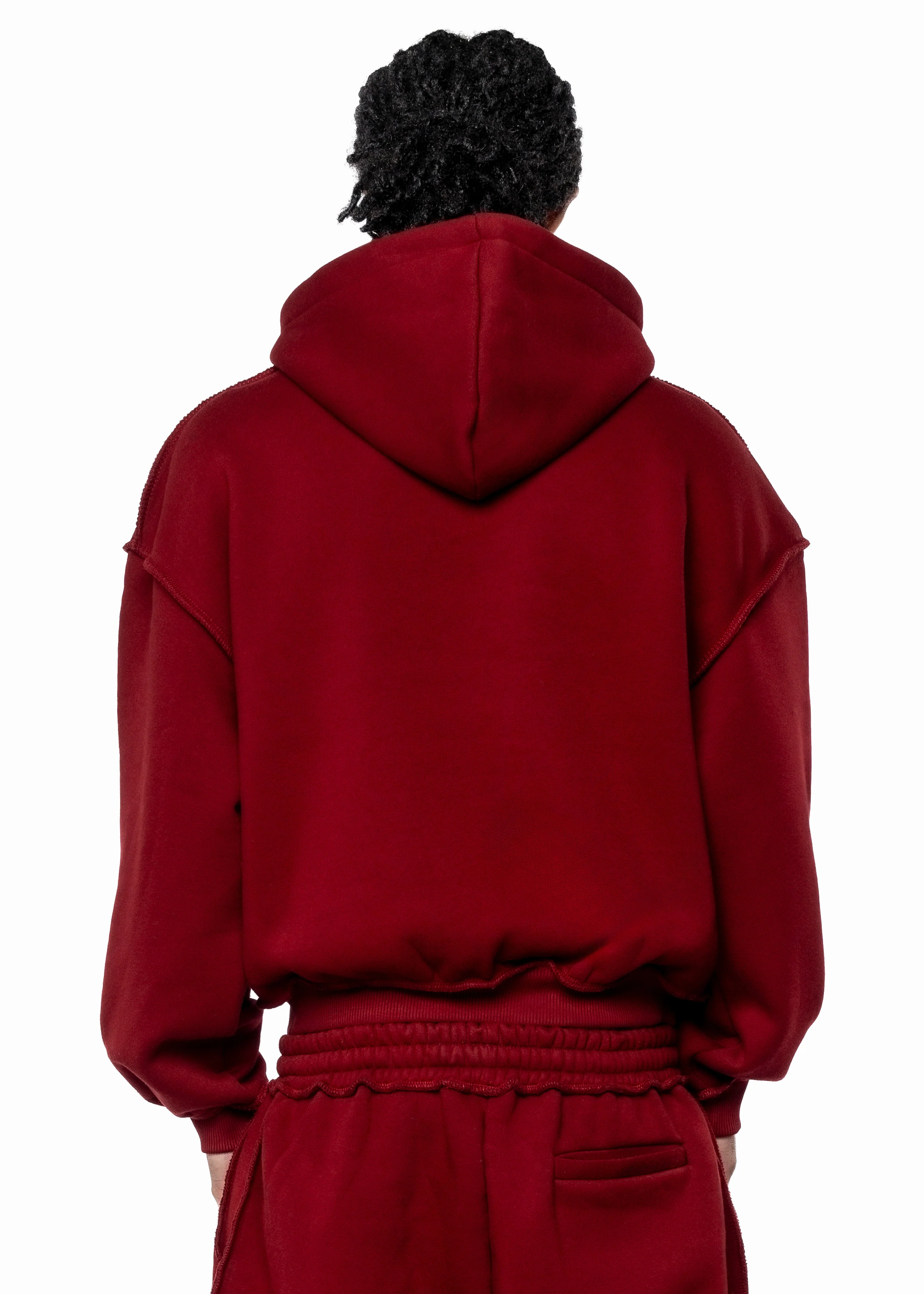 BMS PATCH BORDEAUX HOODIE - Image 3