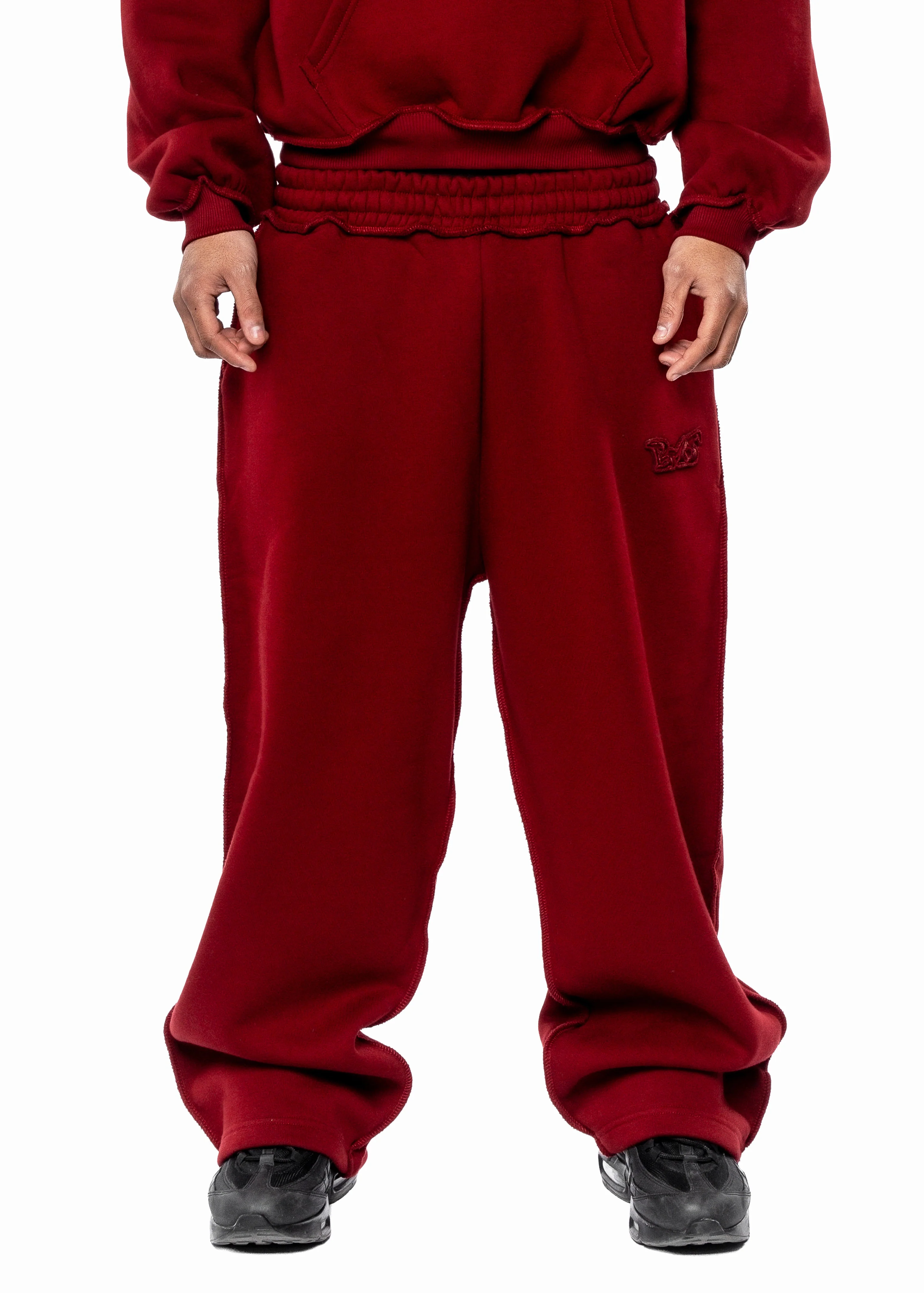 BMS PATCH BORDEAUX JOGGER