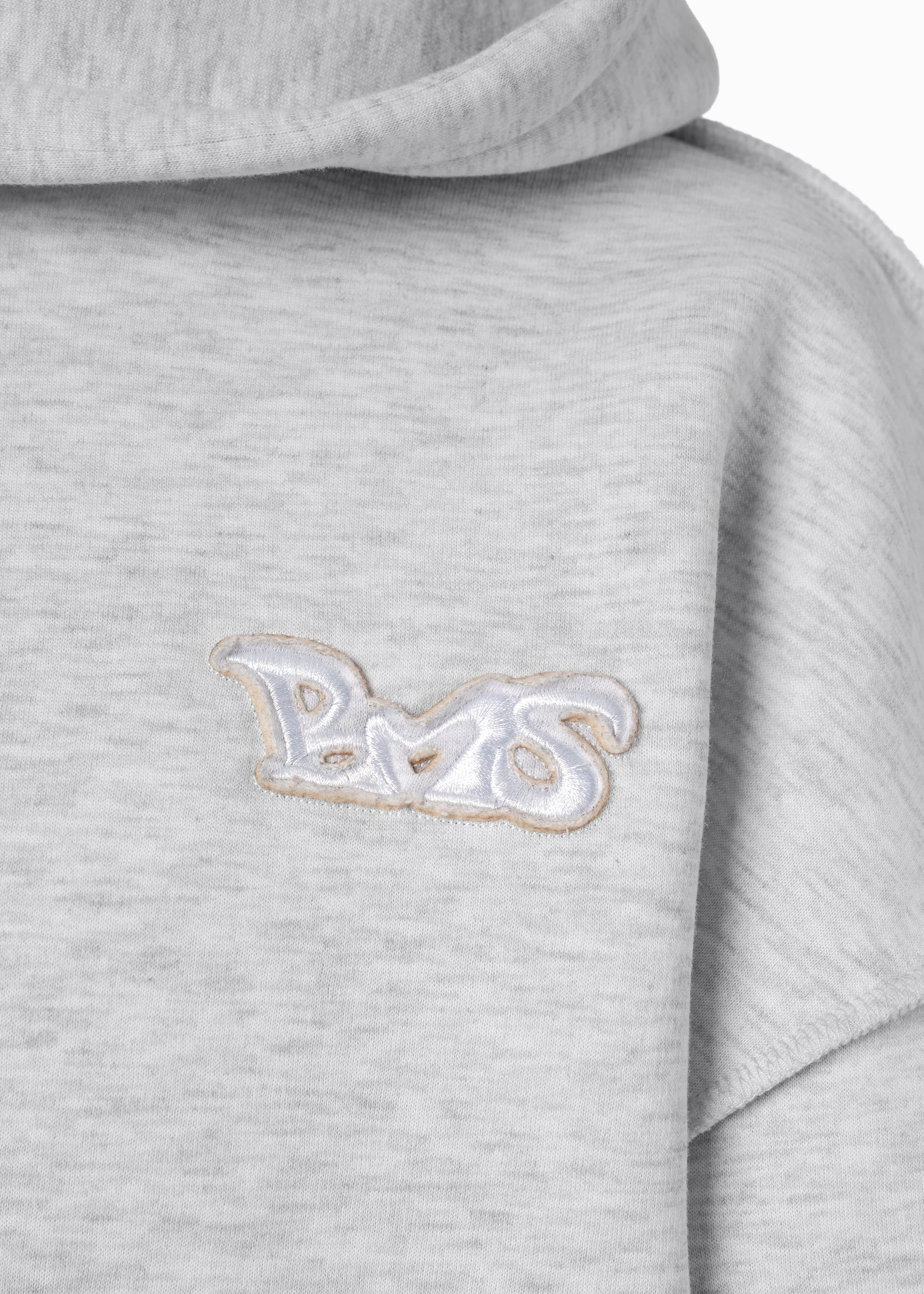 BMS PATCH GREY HOODIE - Image 4