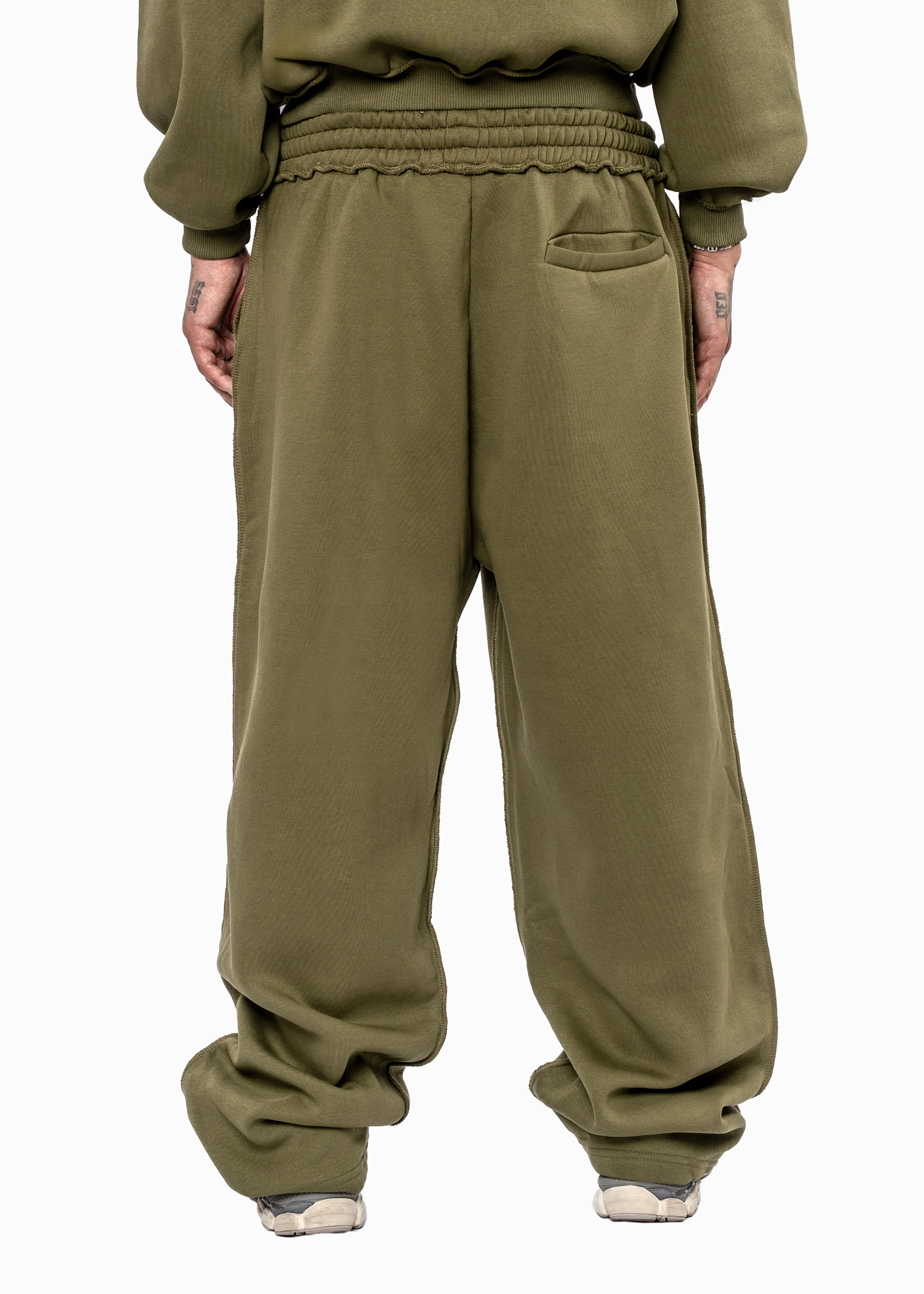 BMS PATCH OLIVE JOGGER - Image 3