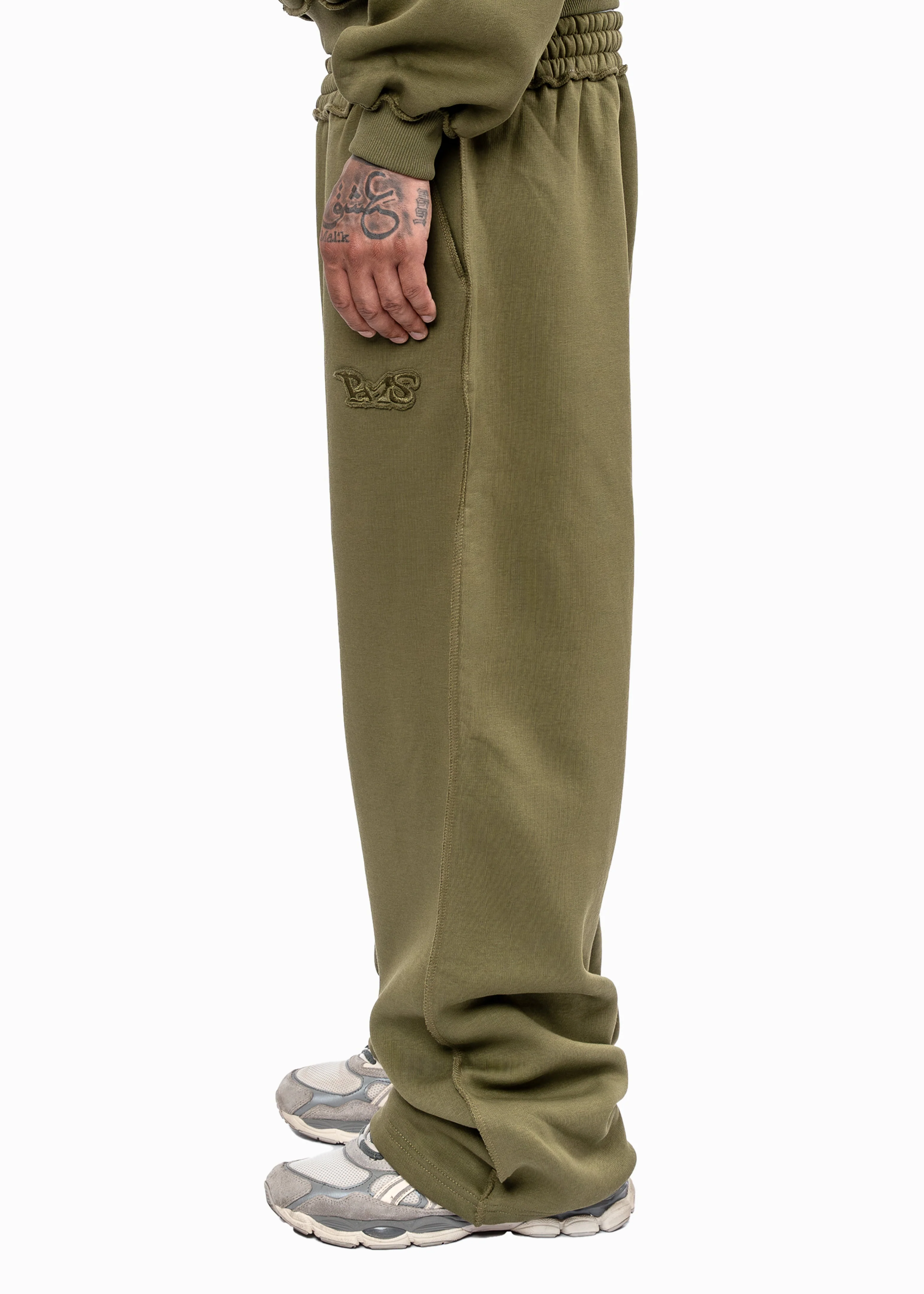 BMS PATCH OLIVE JOGGER - Image 4