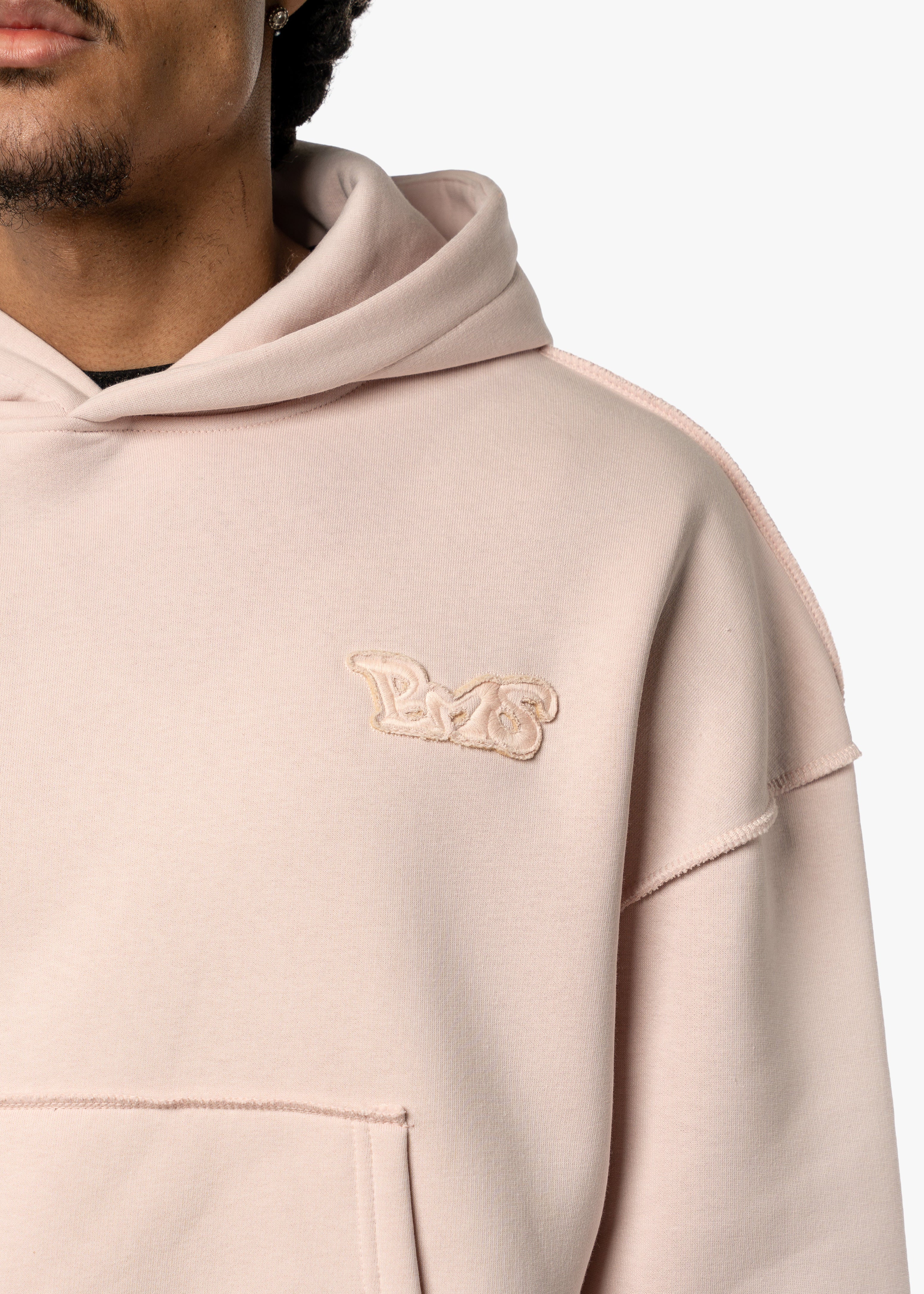 BMS PATCH - BABY PINK HOODIE - Image 4