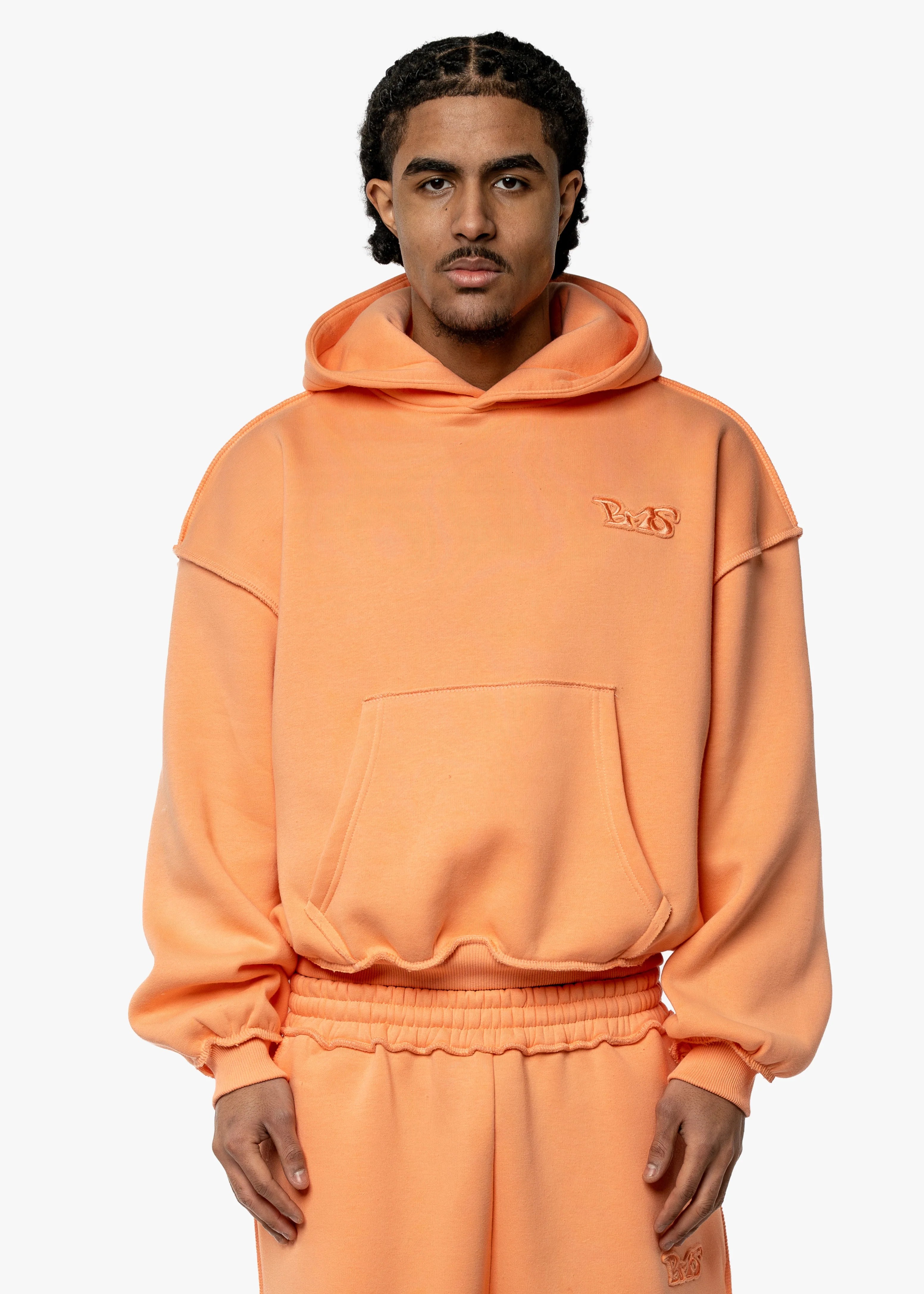 BMS PATCH - PEACH HOODIE