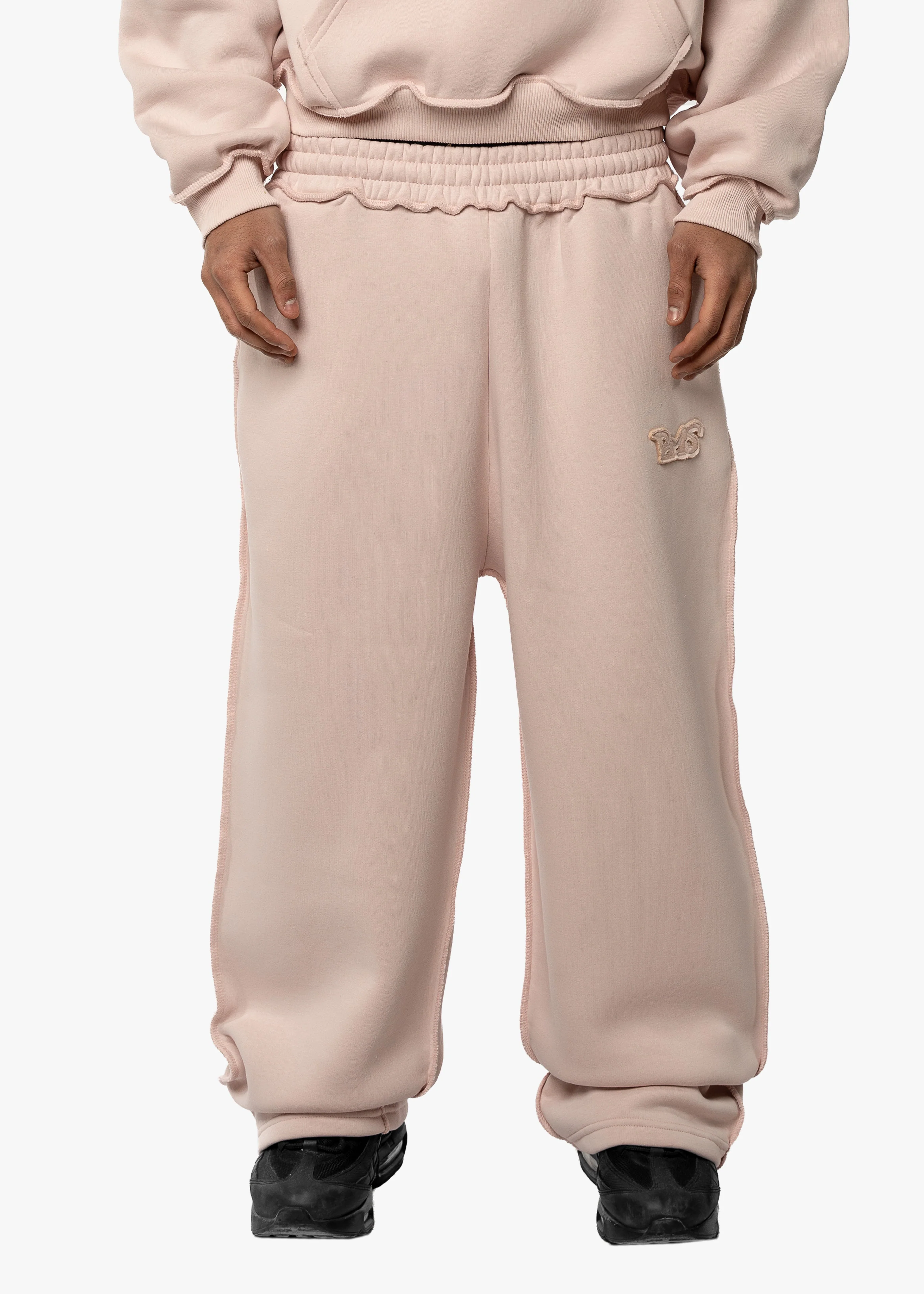 BMS PATCH - BABY PINK JOGGER