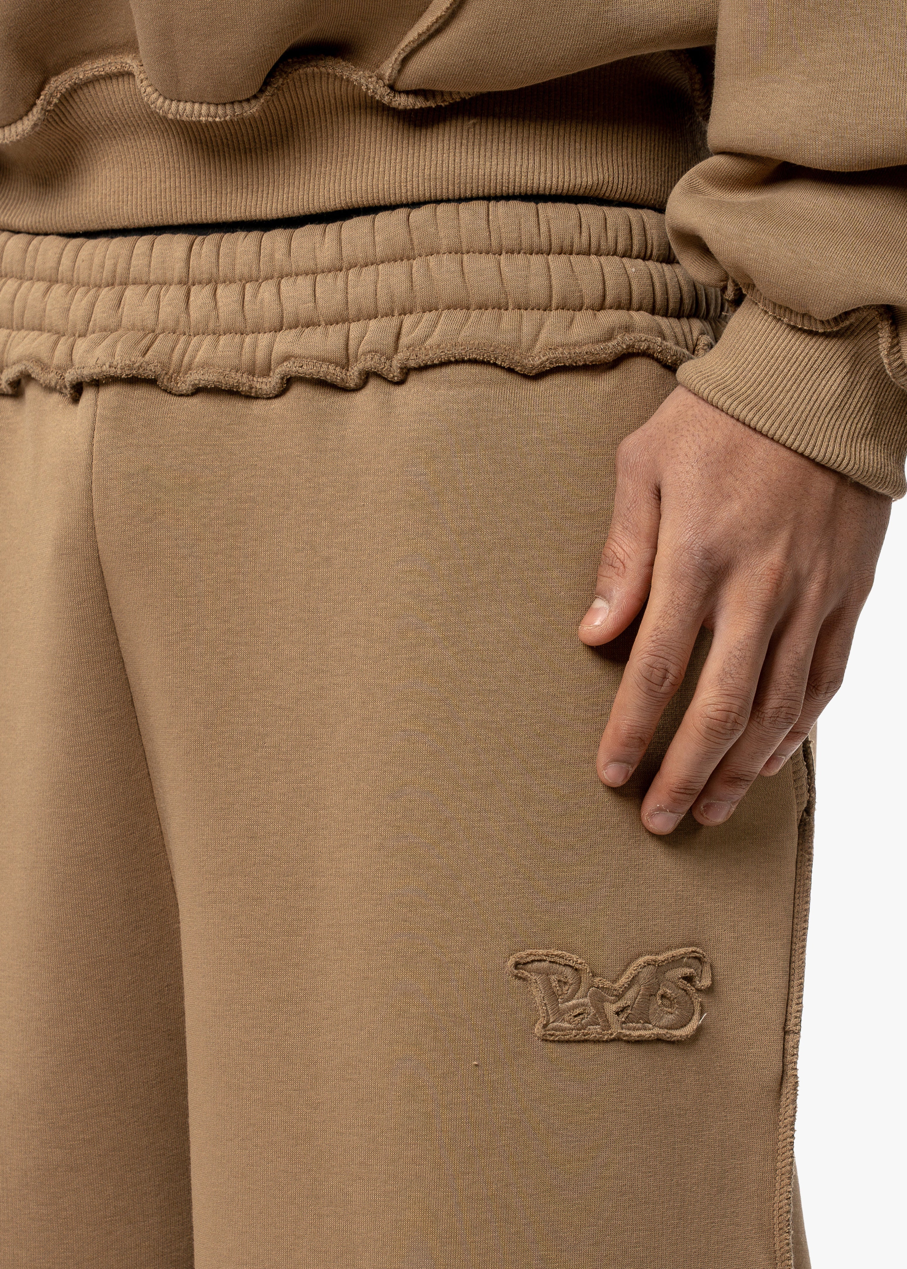 BMS PATCH - DARK BEIGE JOGGER - Image 4