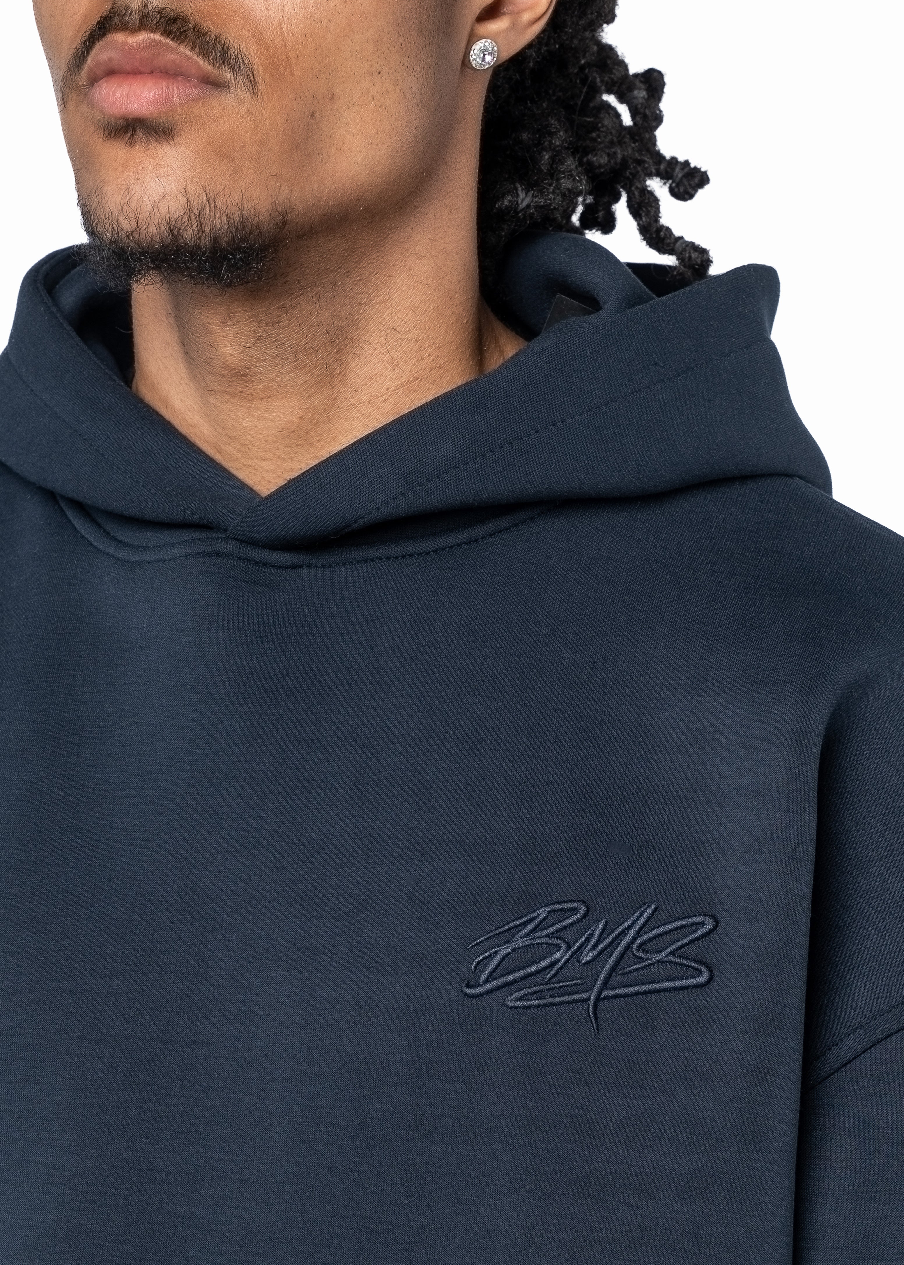 BMS SCUBA HOODIE - NAVY - Image 4