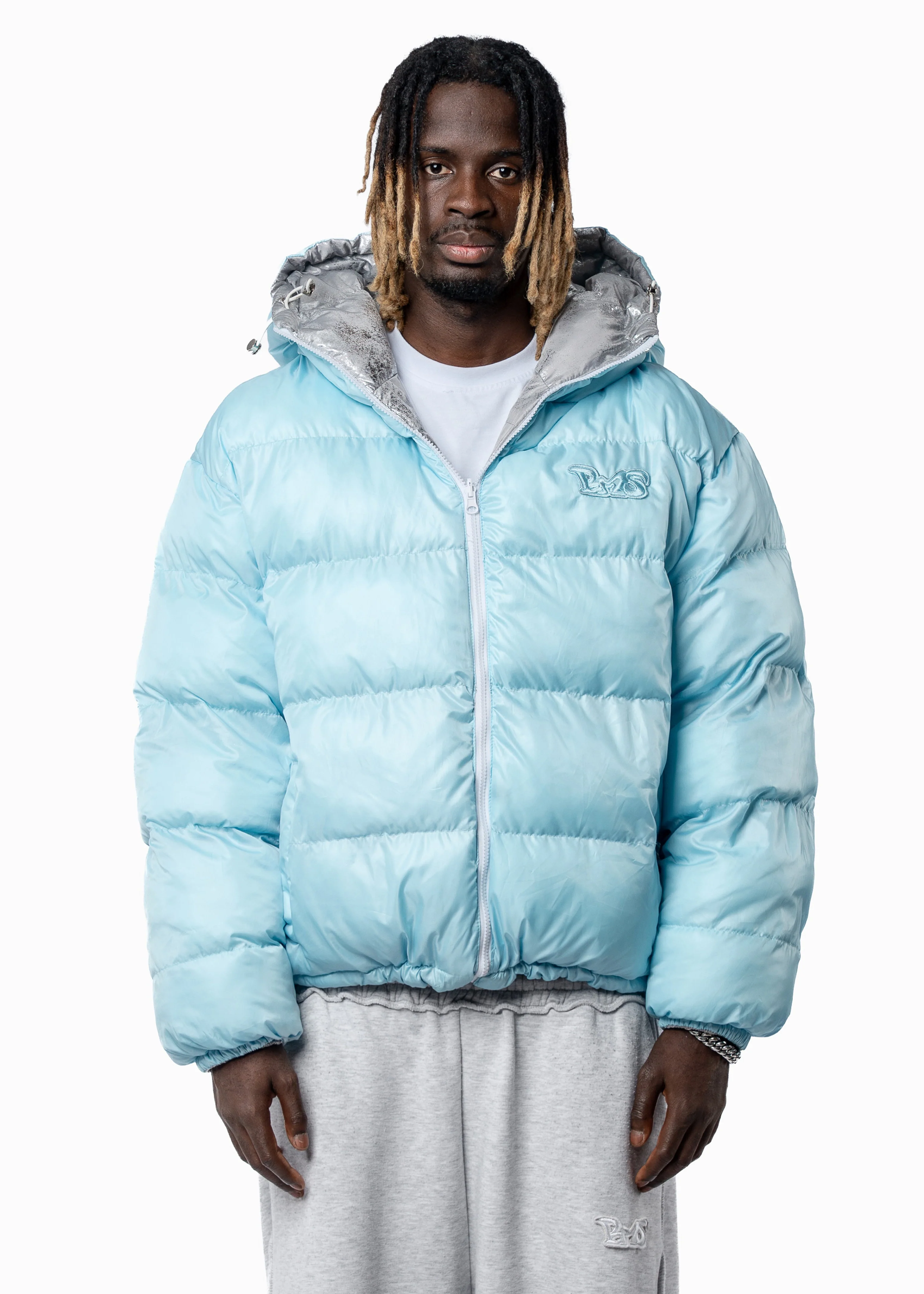 BMS GREY REVERSIBLE PUFFER - Image 11
