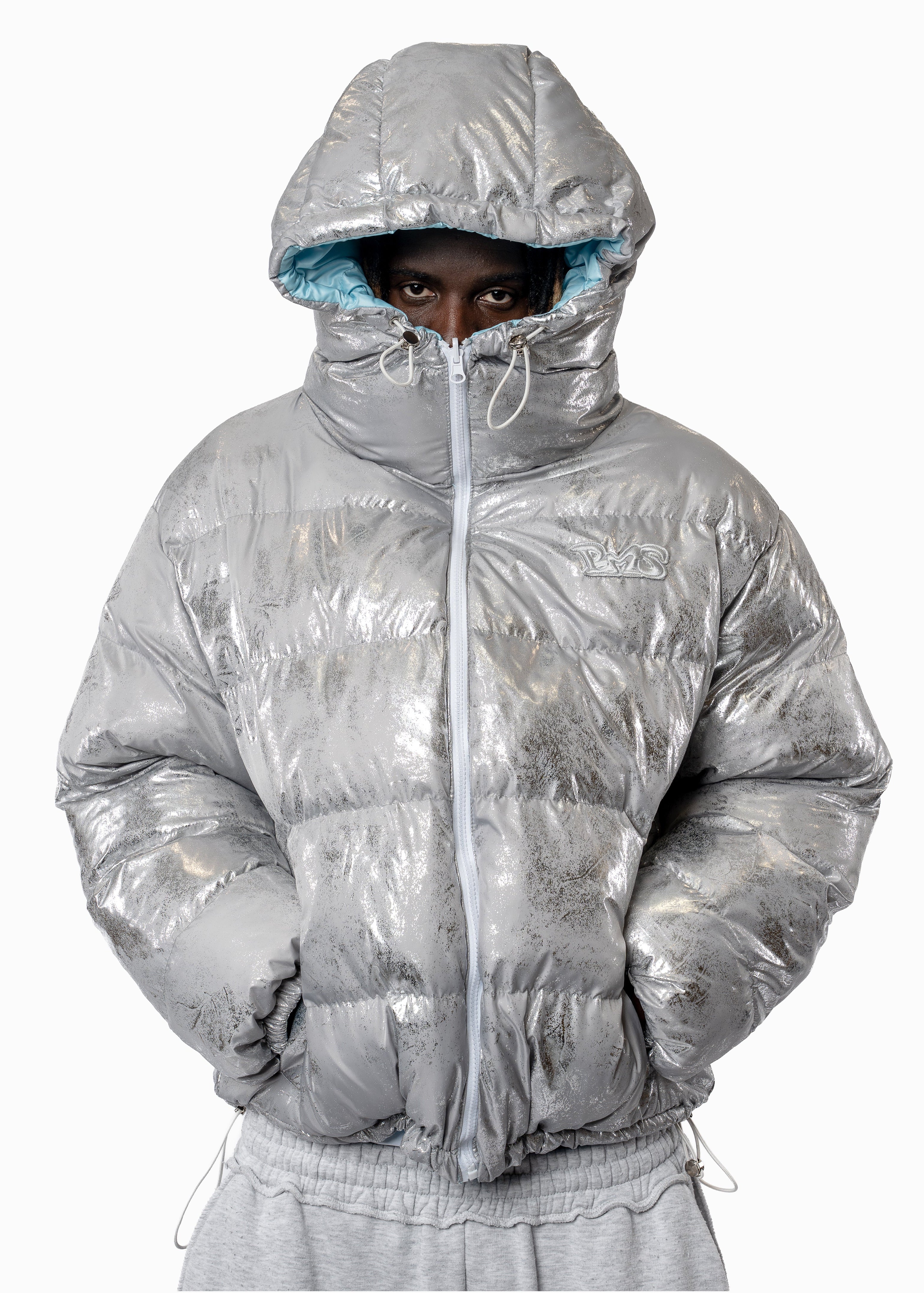 BMS GREY REVERSIBLE PUFFER - Image 3