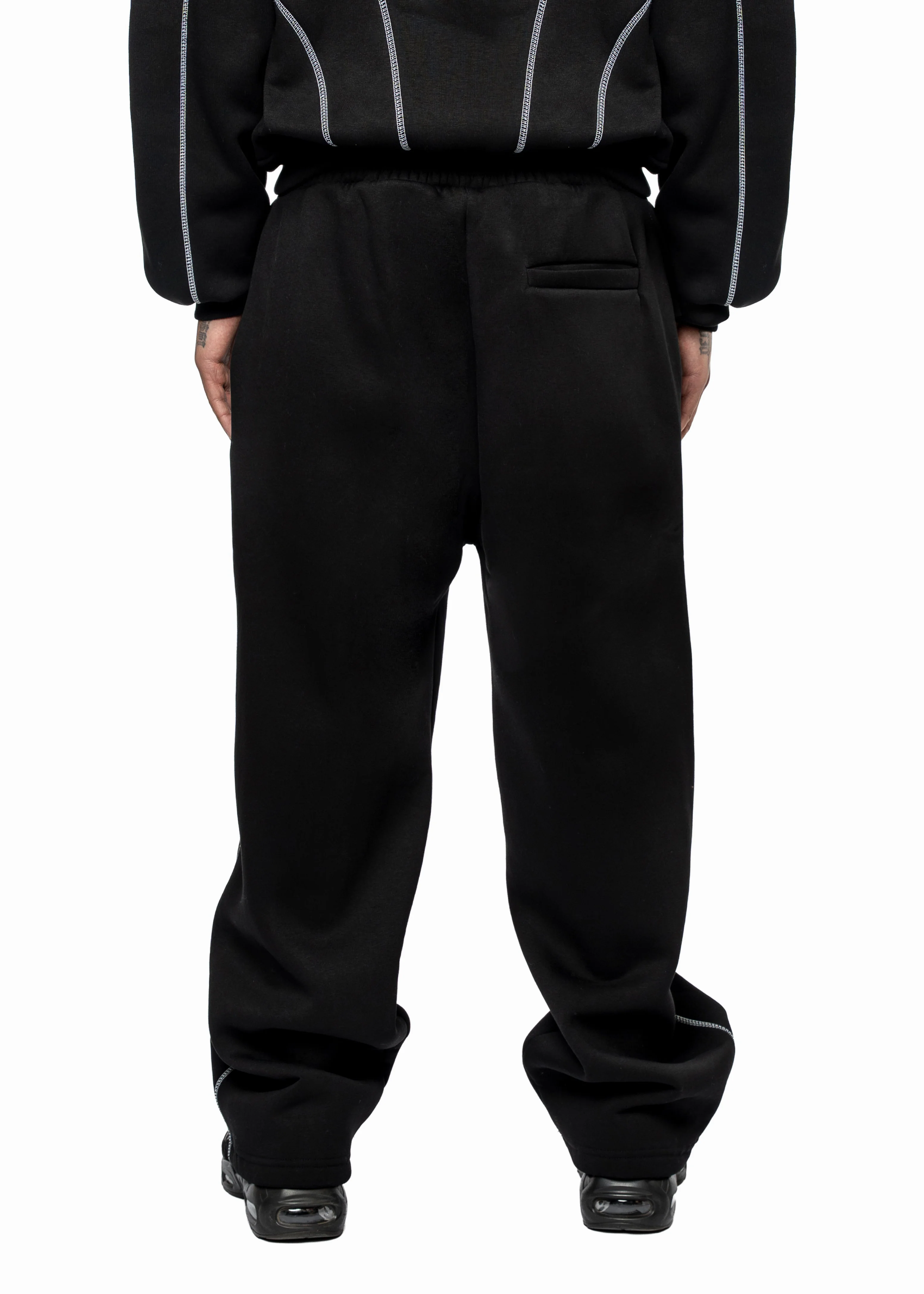 GREY LINE BLACK JOGGER - Image 3