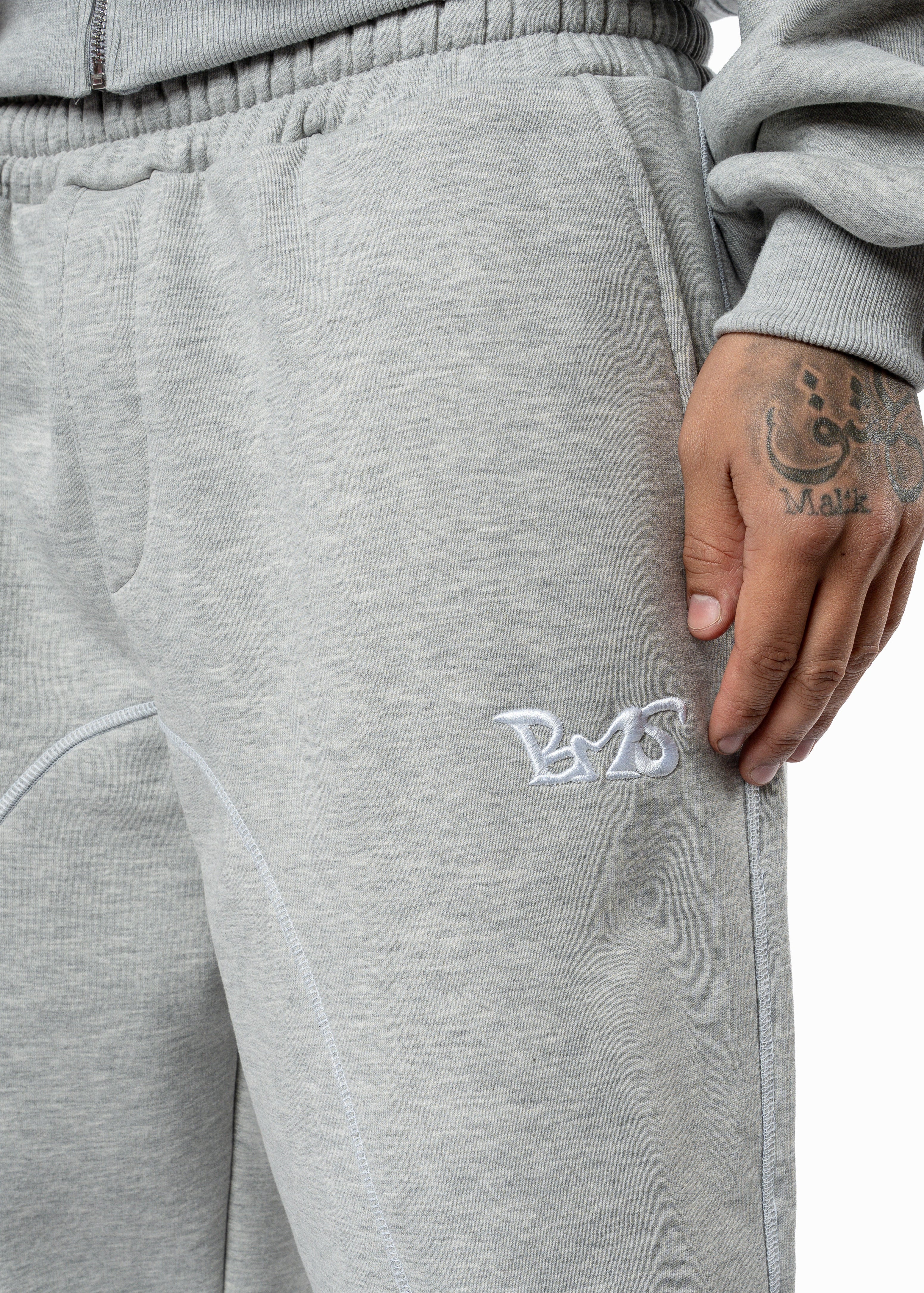 GREY LINE GREY JOGGER - Image 4
