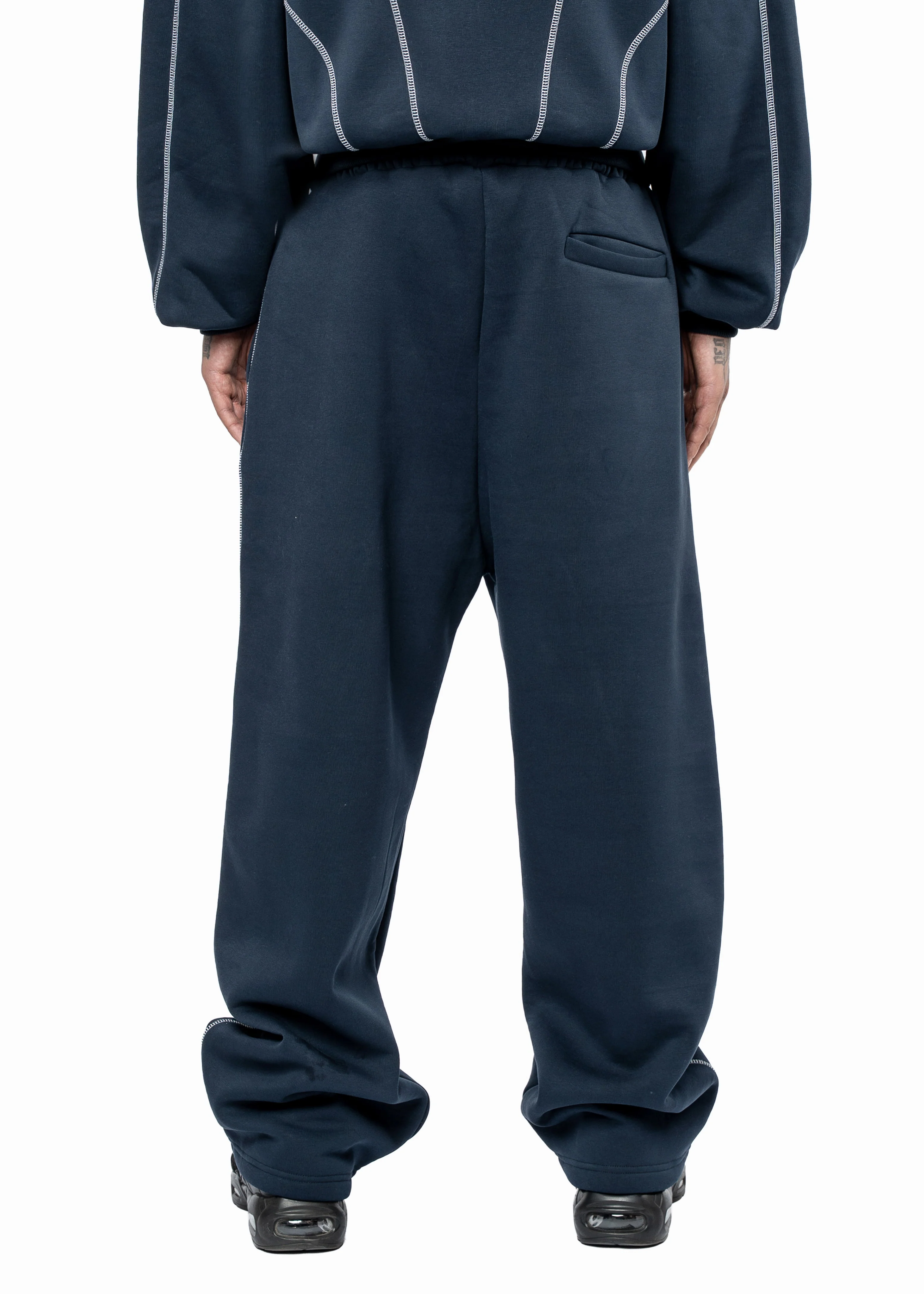GREY LINE NAVY JOGGER - Image 3