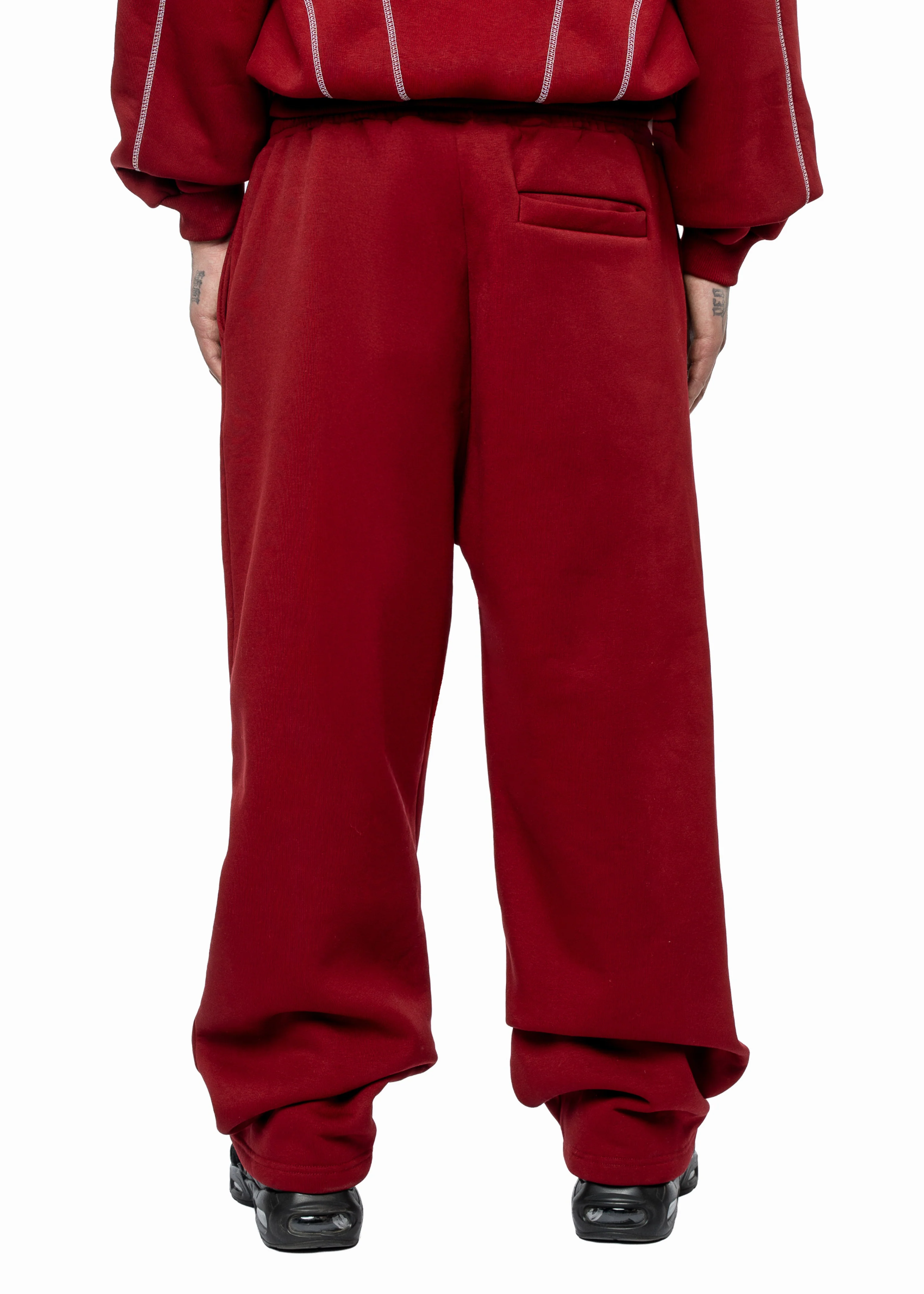 GREY LINE RED JOGGER - Image 3