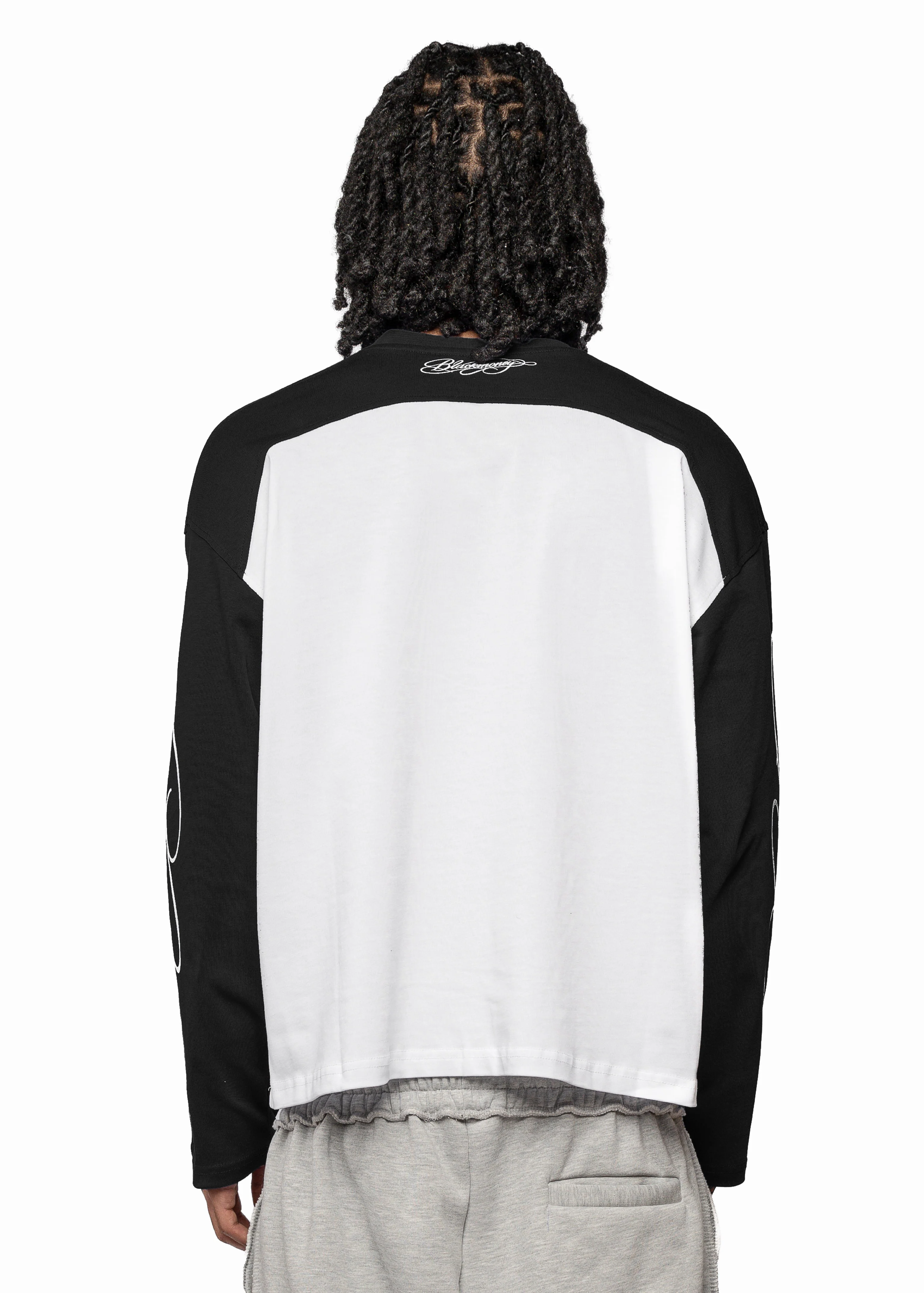 SCRIPT RAGLAN LONGSLEEVE - BLACK - Image 3