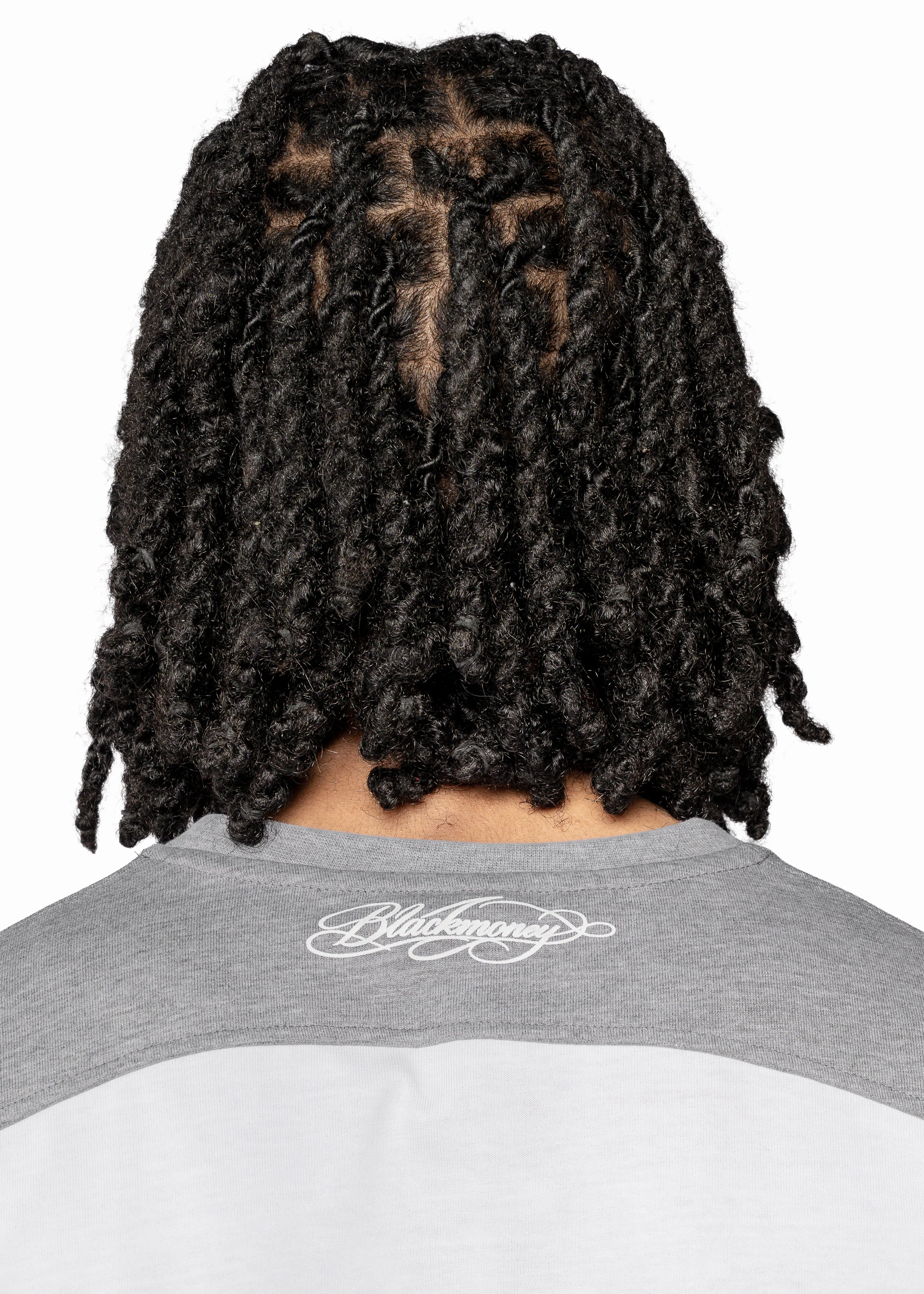 SCRIPT RAGLAN LONGSLEEVE - GREY - Image 5