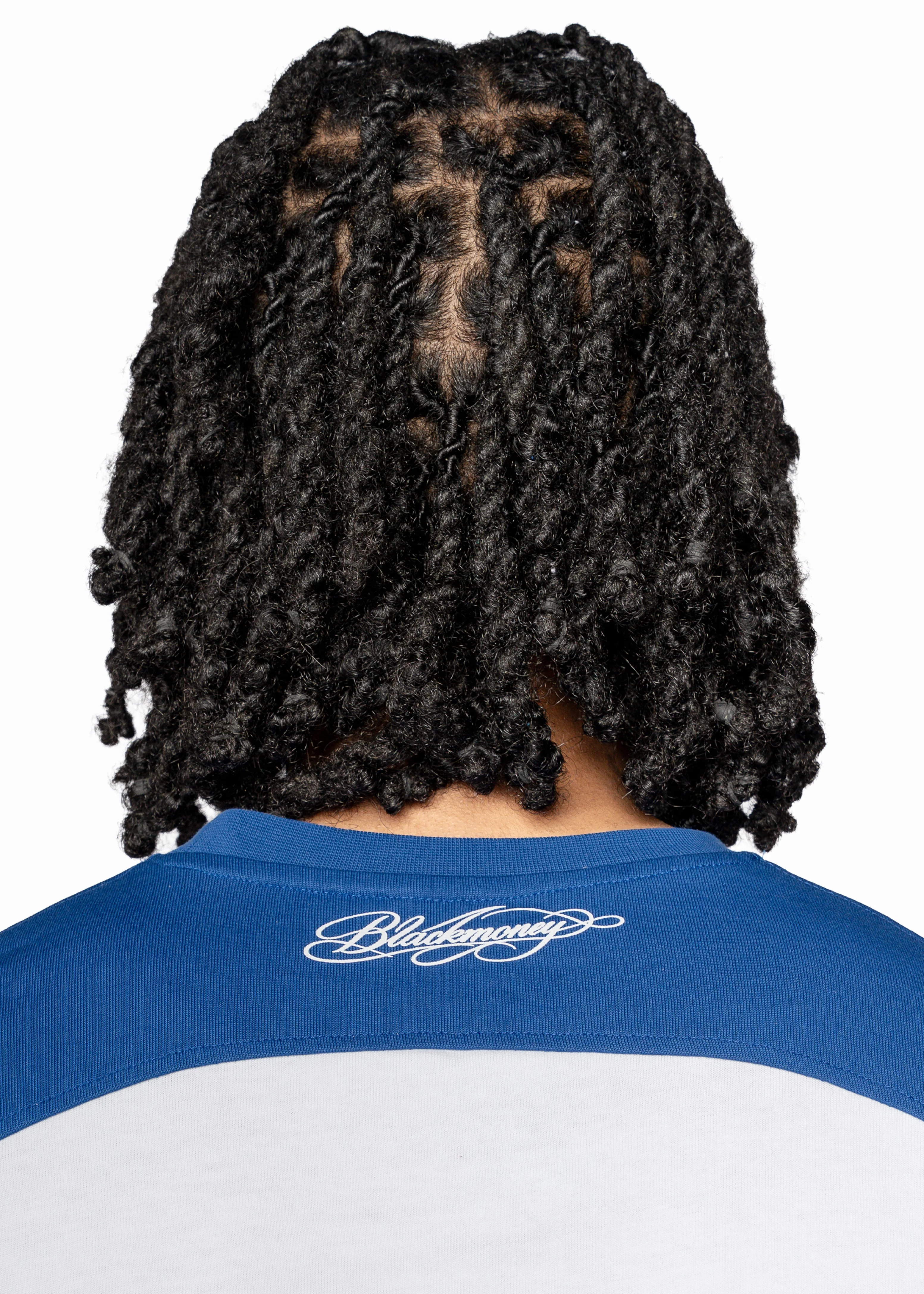 SCRIPT RAGLAN LONGSLEEVE - SAX BLUE - Image 5